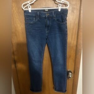 PAIGE Federal Straight Leg Dark Blue Jeans 31 EUC